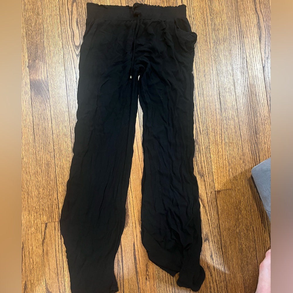 Joe Benbasset Black Rayon Pants